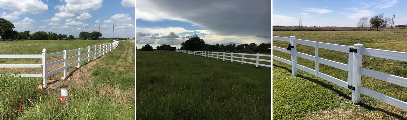 Ranch Style Vinyl Fencing
