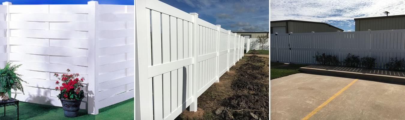 Semi private Vinyl Fencing